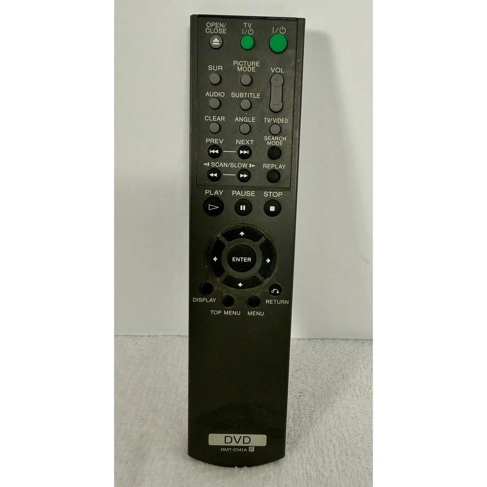 Sony RMT-D126A DVD Player Remote Control OEM Tested